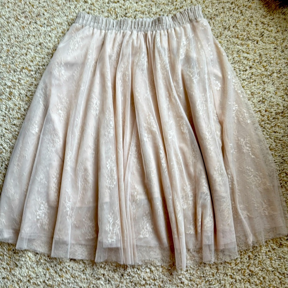 Elegant Cream Skirt